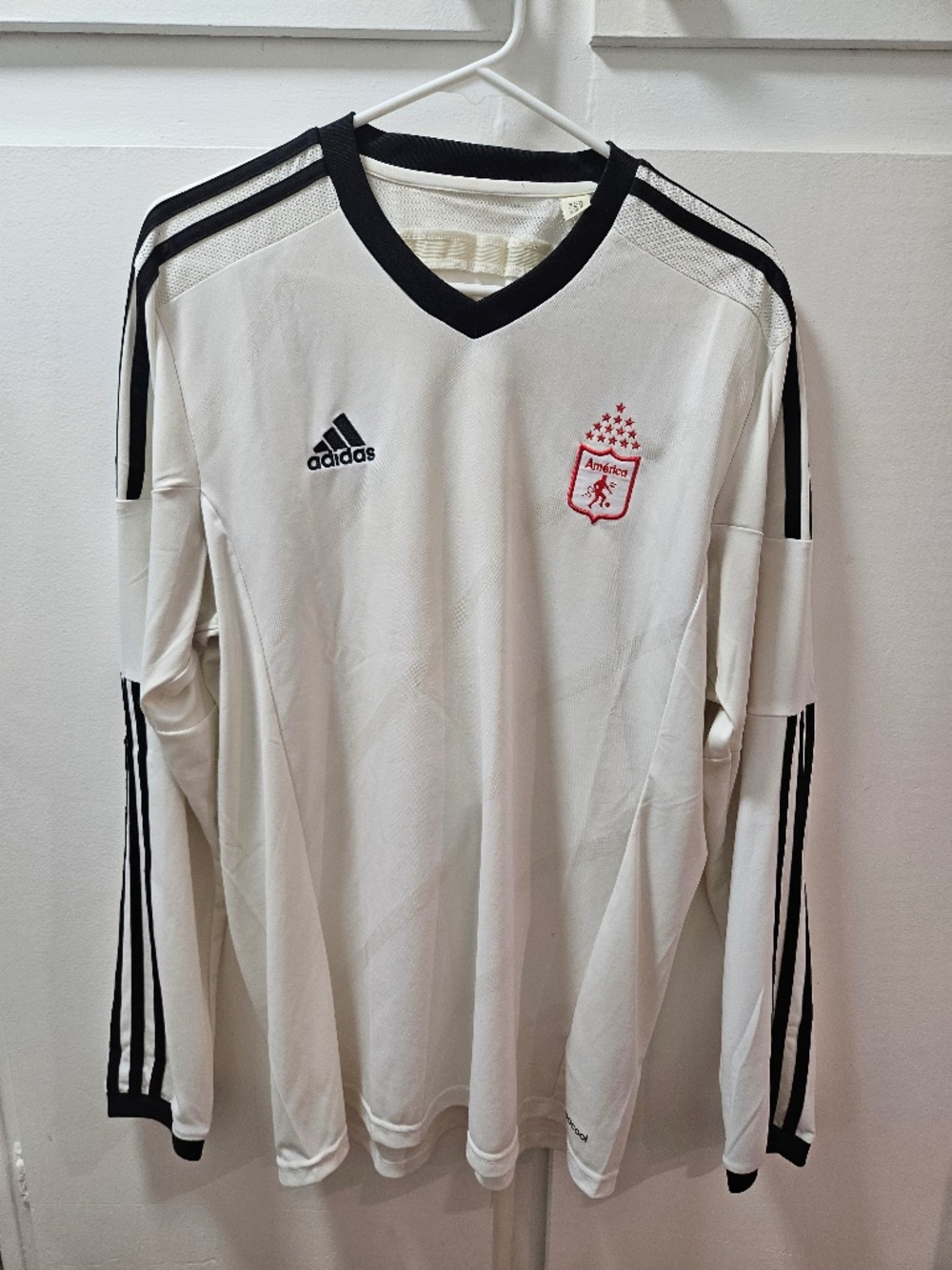 2014-2015 América de Cali long sleeve away jersey - Adidas - Size L